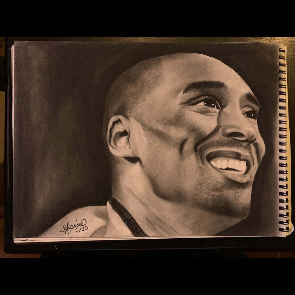 Kobe Bryant tribute portrait